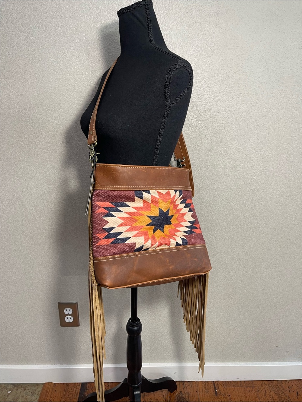 Myra bag SEDONA STAR FRINGED SHOULDER BAG NWT